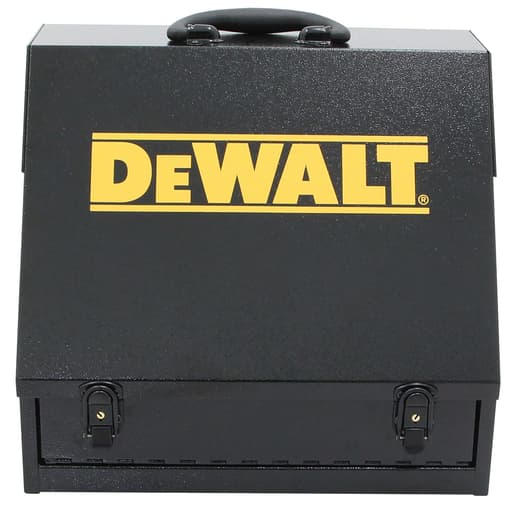 15 in. x 10 in. Portable Toolbox (Steel, Black)