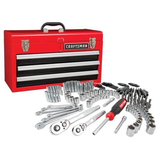 1/4 in and 3/8 in Drive Mechanics Tool Set
