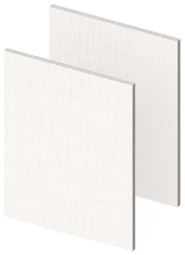 1/2” Thick 12" x 16" (2-Pack) 2300F Smoke Free Ceramic Fiber Board Fireproof Insulation, 3326A