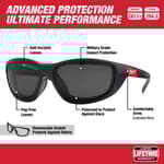 Polarized Performance Safety Glasses with Gasket