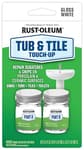 Tub & Tile Paint 244166 Specialty Kit Tub and Tile Touch Up, White, 2 Piece Set, 0.45 Oz