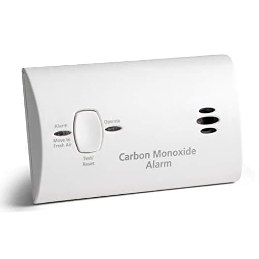 Carbon Monoxide Detector, Battery Powered CO Alarm with LEDs, Test-Reset Button, Low Battery Indicator, Portable