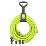HFZG12050QN Garden Hose Kit with Quick Connect Attachments | Lightweight Coils Easily | Quick Connect Couplers | Won't Kink Under Pressure