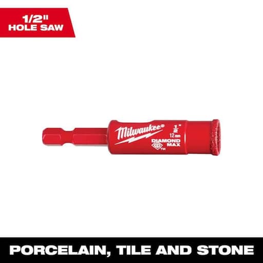 1/2" Diamond MAX Hole Saw