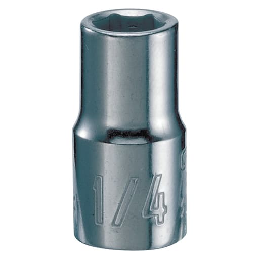 1/4 Dr 6-Point Shallow Socket