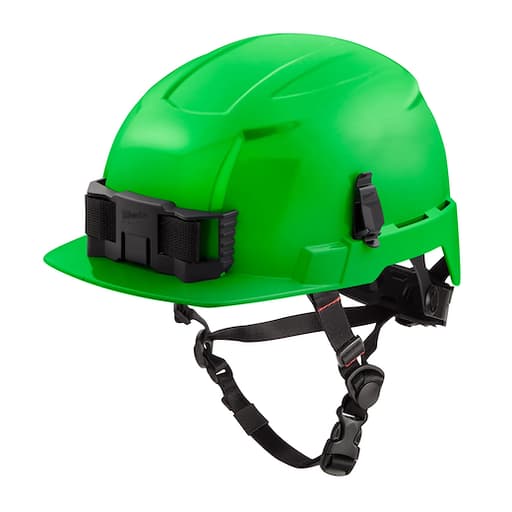 Green Front Brim Safety Helmet