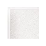 White Stucco Pro Revealed Edge Ceiling Tiles - Easy Drop-in Installation – Waterproof, Washable and Fire-Rated - High-Grade PVC to Prevent Breakage