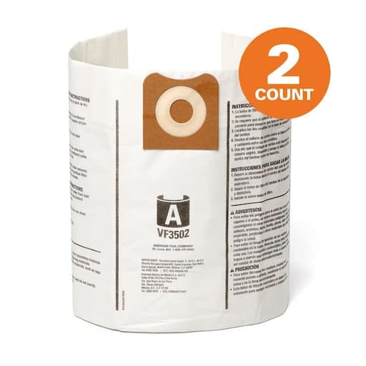 High-Efficiency Dust Bags - Size A