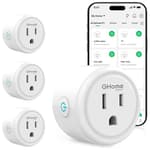 Plug, WiFi Smart Plugs Work with Alexa and Google Home, Smart Outlet Timer with APP Remote Control, 2.4GHz Wi-Fi Only, No Hub Required, ETL FCC Listed