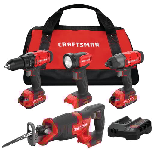 Cordless 4 Tool Combo Kit