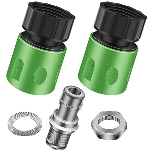 Lawn Mower Deck Wash Kit, Compatible with MTD, Troy-Bilt, Craftsman Lawn Mower Tractor, Cub Cadet Deck Cleaning Adaptor Quick Connect Attachment Kit, fits Riding Lawn Mower Deck Hose Adapter