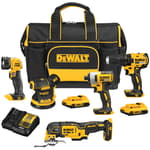 20V MAX* 5-Tool Combo Kit With Contractor Bag