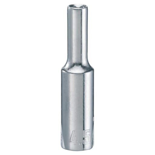 1/4-in Drive 4.5mm 6 Point Deep Socket