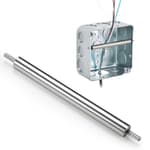 1 Pcs Steel Wire Pulling Roller, Electrical Wire Pulling Tool, Single Person Operation, Supports and Keeps It Level with The Connector, for 4" Electrical Box