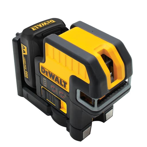 12V MAX Compatible 2-spot + cross-line red laser