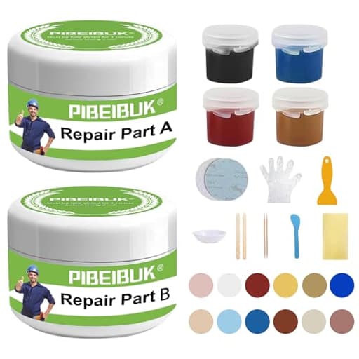 Surface Repair Kit for Tubs, Tiles, Countertops - Fixes Chips, Cracks, Scratches, Holes