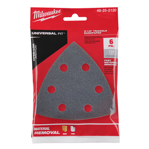 Triangle Sandpaper 6PK