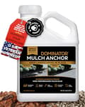 Mulch Anchor 1 Gallon - Mulch Glue & Gravel Binder, Rock Glue for Landscaping, Pea Gravel & Bark, Strong Stabilizer & Stone Glue Adhesive, Ready to Use, Made in US
