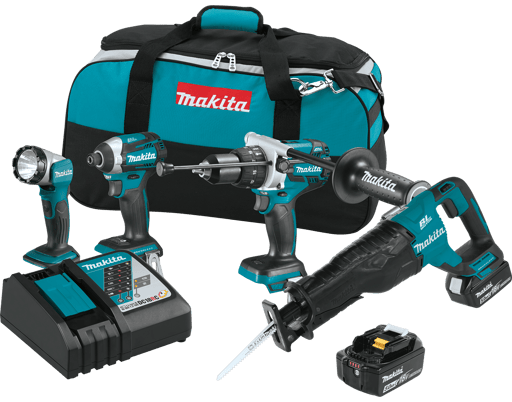 18V LXT Lithium-Ion Brushless Cordless 4-Pc. Combo Kit
