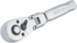 Flex Head Ratchet, Stubby, 72-Tooth, 3/8-Inch Drive