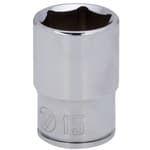 3/8 Dr 6-Point Shallow Socket