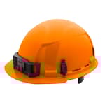 Front Brim Hard Hat with 6-Point Ratcheting Suspension