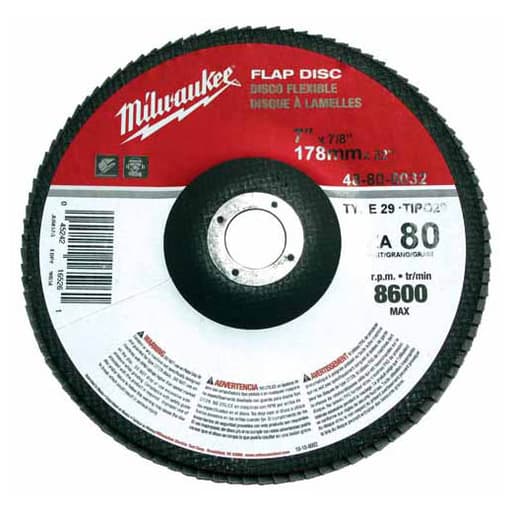 7" X 7/8" Flap Disc 36 Grit (Type 29)