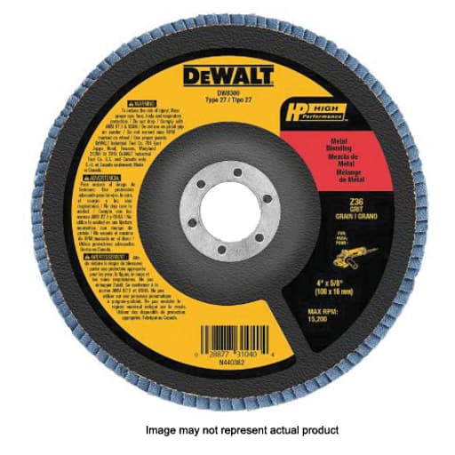 5" x 7/8" Type 27 flap disc (60 grit)