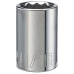 1/2-in Drive 11/16-in 12 Point SAE Shallow Socket