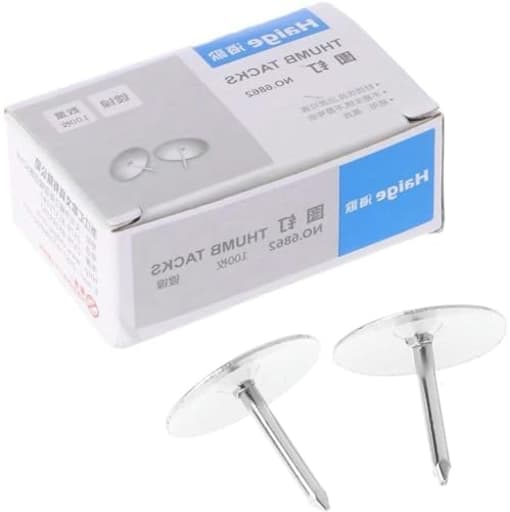 80Pcs/Box Metal Thumb Office Supplies Push Pin Scene Poster Push Pin Pins Push Pins Pin Thumb Tacks Cork Notice Board Board Drawing，Tape, Adhesives and Fasteners Tacks