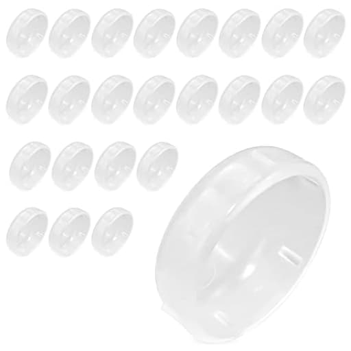 24 Pack of 1-1/2" Wrought Iron Patio Furniture Feet Glides Cups by prime&swift Furniture Legs and Tables Easy to Install