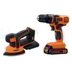 20V MAX* POWERCONNECT Cordless Drill/Driver + MOUSE Detail Sander Combo Kit