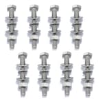 U-Channel Sign Post Bolt 304 Stainless Steel Mark mounting Hardware Traffic Sign Hardware Accessories Sign Post mounting Bolts and Nuts - 8-Sets