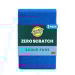 ® Zero Scratch Scour Pad, 3 Scrubbing Pads, Non-Scratch Scouring Pads for Kitchen and Dish Cleaning
