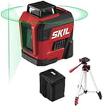 Self-Leveling 360 Degree Green Cross Line Laser with Tripod