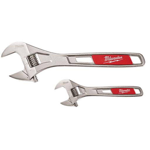 2 Pc. 6" & 10" Adjustable Wrench Set