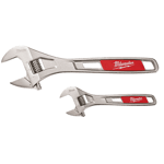 2 Pc. 6" & 10" Adjustable Wrench Set