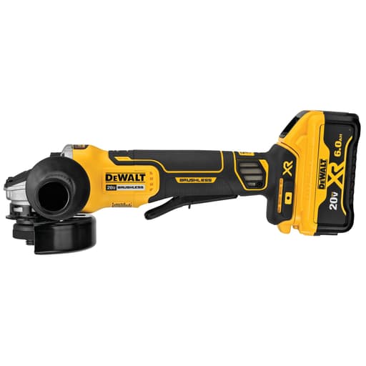 20V MAX XR 4.5 in. Paddle Switch Small Angle Grinder Kit with (2) 20V 6.0Ah Batteries