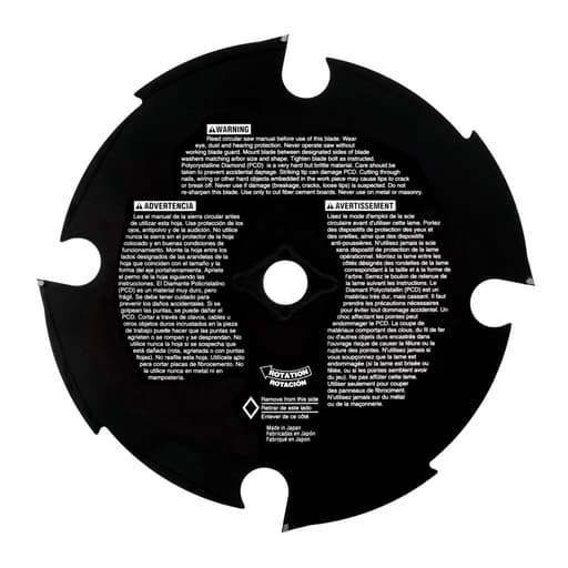 7-1/4" 4-Tooth Fiber Cement Blade