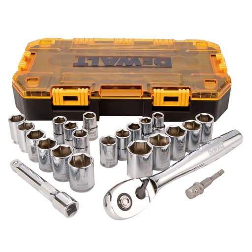 1/2 in Drive Combination Socket Set (23‑Piece)