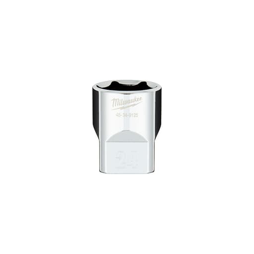 1/2" Drive 24mm Metric 6-Point Socket with FOUR FLAT Sides