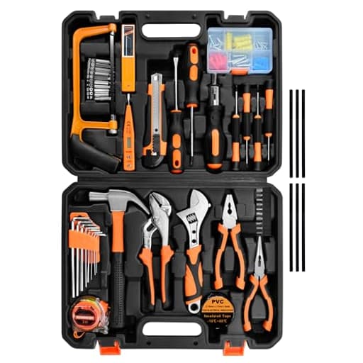 Tool Set,148-Piece Home Repair Tool Kit for Men Women College Students,Household Basic Hand Tool Sets with Case for Home Maintenance,Dorm Essentials and DIY Projects
