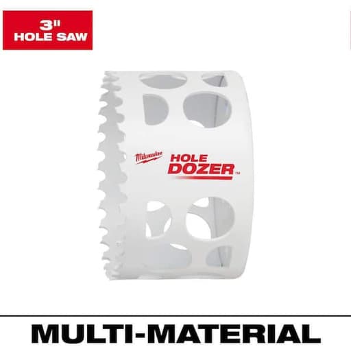 3" Hole Dozer Bi-Metal Hole Saw