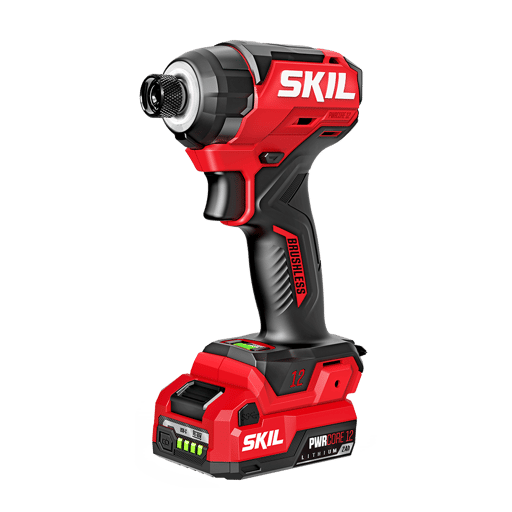 Brushless 12V 1/4 In. Compact Impact Driver Kit