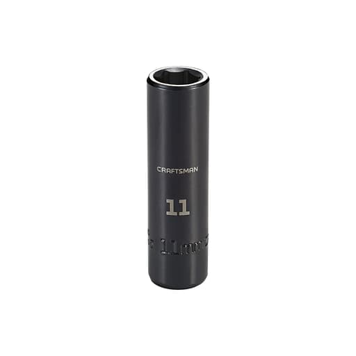 3/8-in Drive 11mm Metric Deep Impact Socket