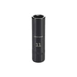 3/8-in Drive 11mm Metric Deep Impact Socket