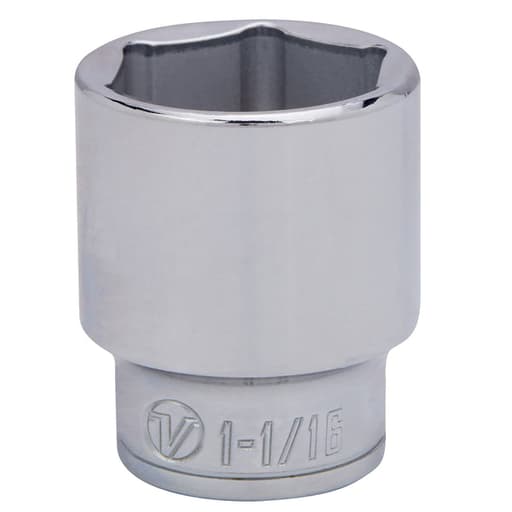 1/2 Dr 6-Point Shallow Socket