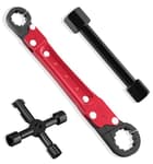 Plumbing Tools, Angle Stop Wrench Angle-On Wrench kit, plumbers wrench Angle Stop Removal Tool for professional plumber Installing New Compression Angle Stop and Removing Compression Ring