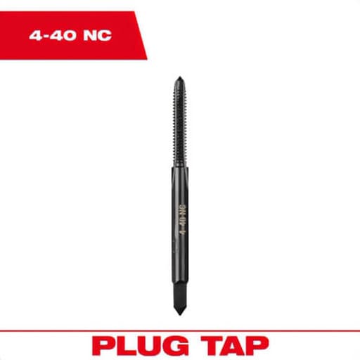 4-40 NC Straight Flute Plug Tap