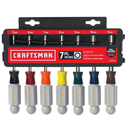 Nutdriver Set 7Pc